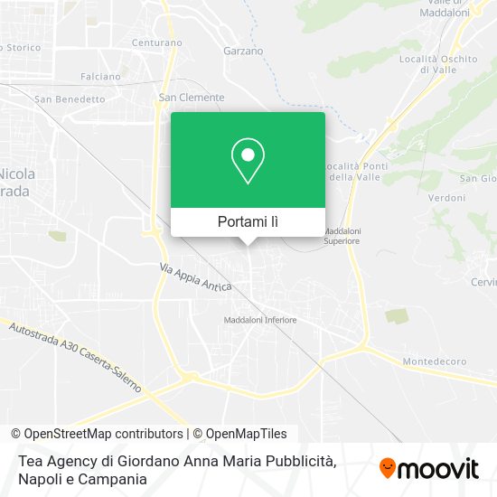 Mappa Tea Agency di Giordano Anna Maria Pubblicità