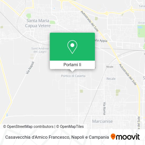 Mappa Casavecchia d'Amico Francesco