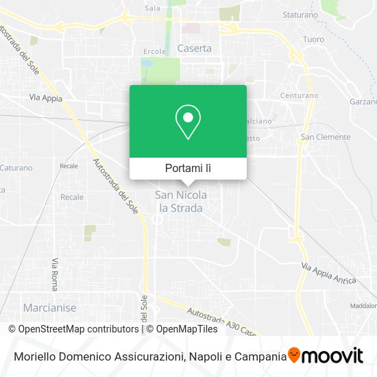 Mappa Moriello Domenico Assicurazioni