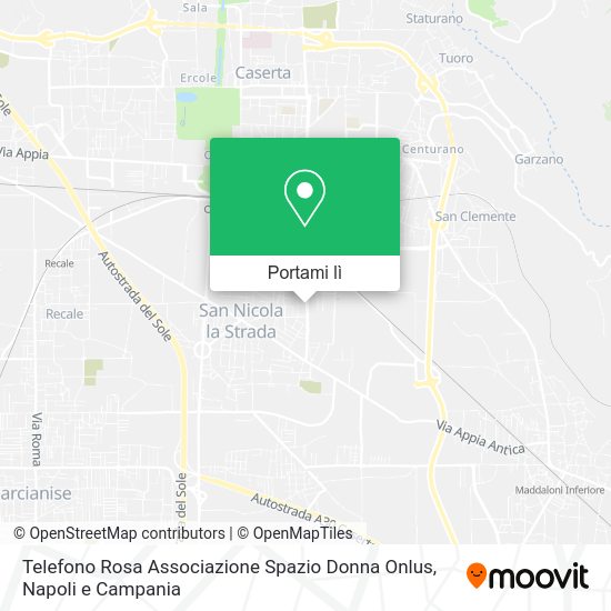 Mappa Telefono Rosa Associazione Spazio Donna Onlus