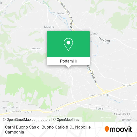 Mappa Carni Buono Sas di Buono Carlo & C.