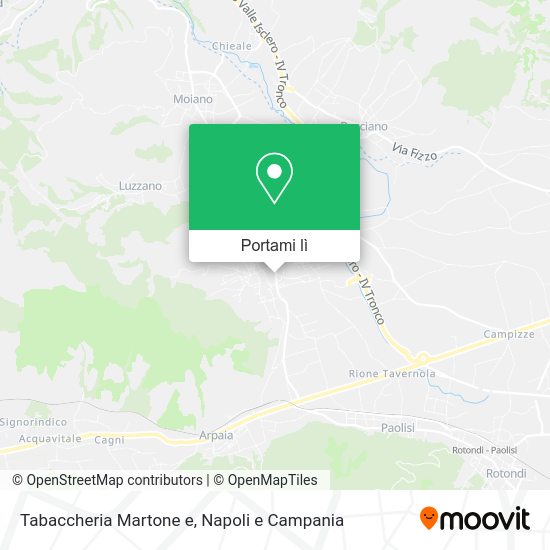 Mappa Tabaccheria Martone e