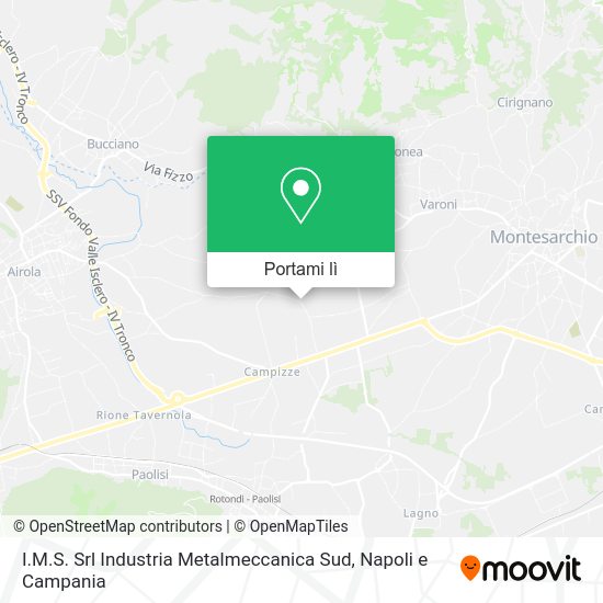 Mappa I.M.S. Srl Industria Metalmeccanica Sud