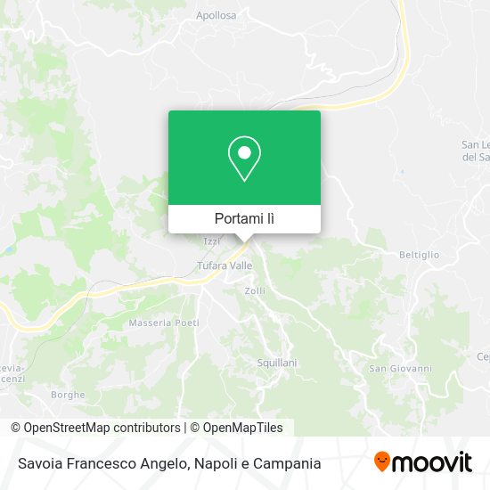 Mappa Savoia Francesco Angelo