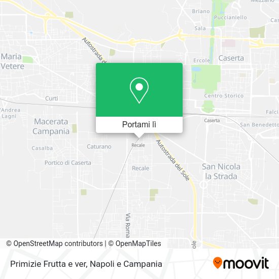 Mappa Primizie Frutta e ver
