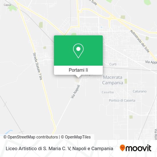 Mappa Liceo Artistico di S. Maria C. V