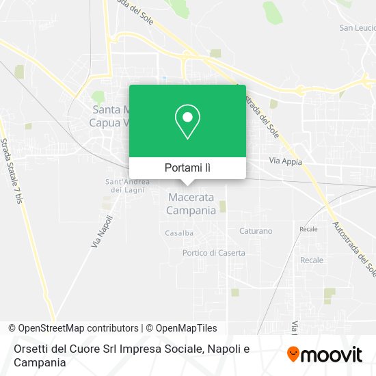 Mappa Orsetti del Cuore Srl Impresa Sociale