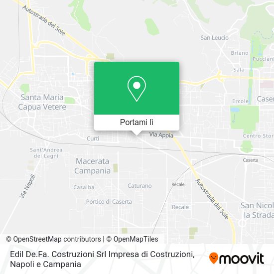 Mappa Edil De.Fa. Costruzioni Srl Impresa di Costruzioni