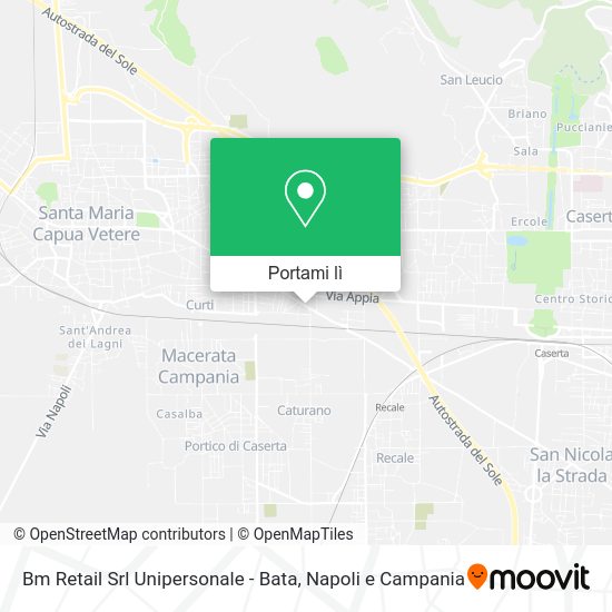Mappa Bm Retail Srl Unipersonale - Bata