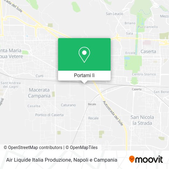 Mappa Air Liquide Italia Produzione