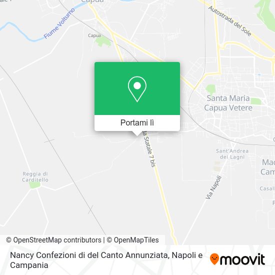 Mappa Nancy Confezioni di del Canto Annunziata
