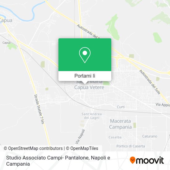 Mappa Studio Associato Campi- Pantalone