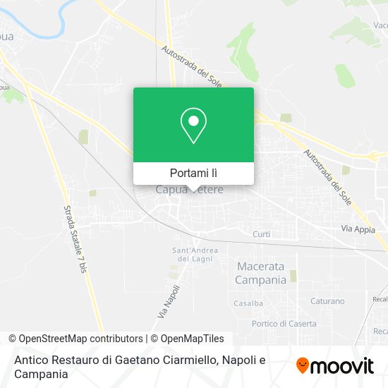Mappa Antico Restauro di Gaetano Ciarmiello