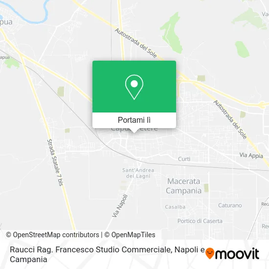 Mappa Raucci Rag. Francesco Studio Commerciale