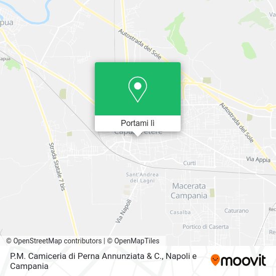 Mappa P.M. Camiceria di Perna Annunziata & C.