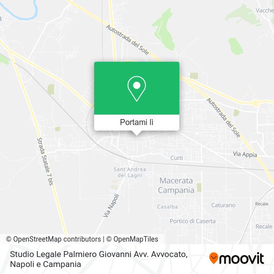 Mappa Studio Legale Palmiero Giovanni Avv. Avvocato