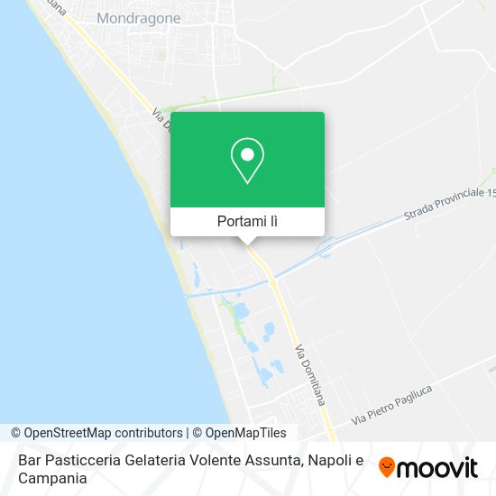 Mappa Bar Pasticceria Gelateria Volente Assunta