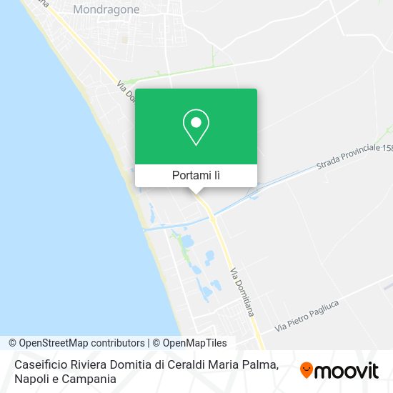 Mappa Caseificio Riviera Domitia di Ceraldi Maria Palma