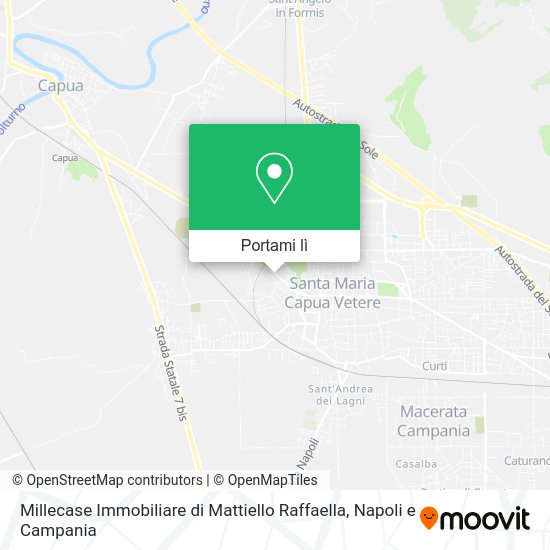 Mappa Millecase Immobiliare di Mattiello Raffaella