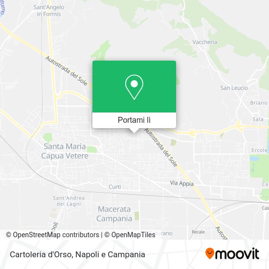 Mappa Cartoleria d'Orso