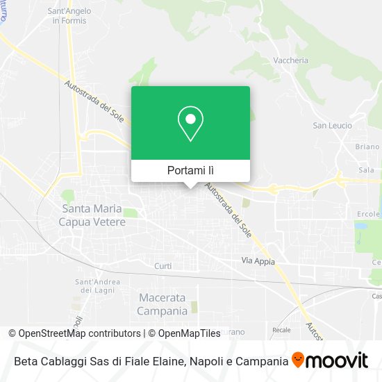 Mappa Beta Cablaggi Sas di Fiale Elaine