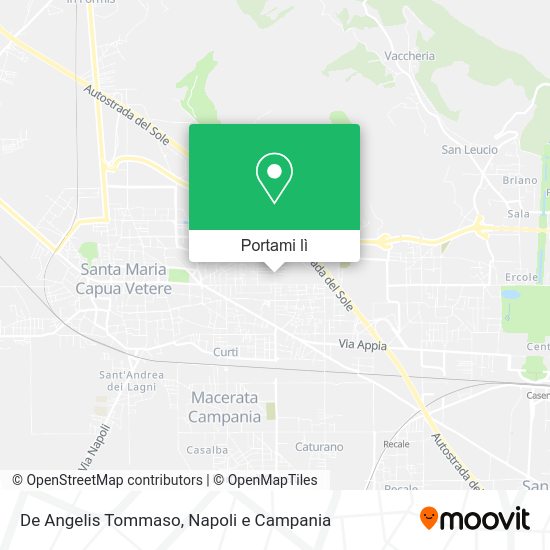 Mappa De Angelis Tommaso