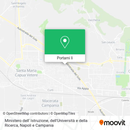 Mappa Ministero dell' Istruzione, dell'Università e della Ricerca