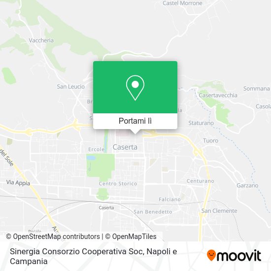 Mappa Sinergia Consorzio Cooperativa Soc