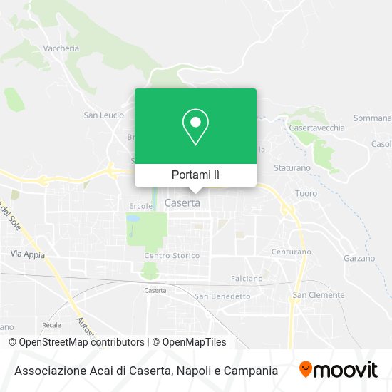 Mappa Associazione Acai di Caserta