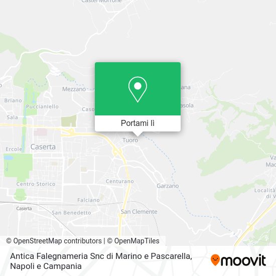 Mappa Antica Falegnameria Snc di Marino e Pascarella