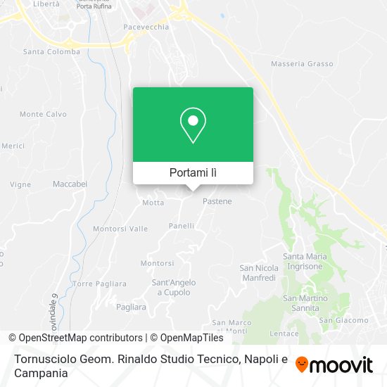 Mappa Tornusciolo Geom. Rinaldo Studio Tecnico