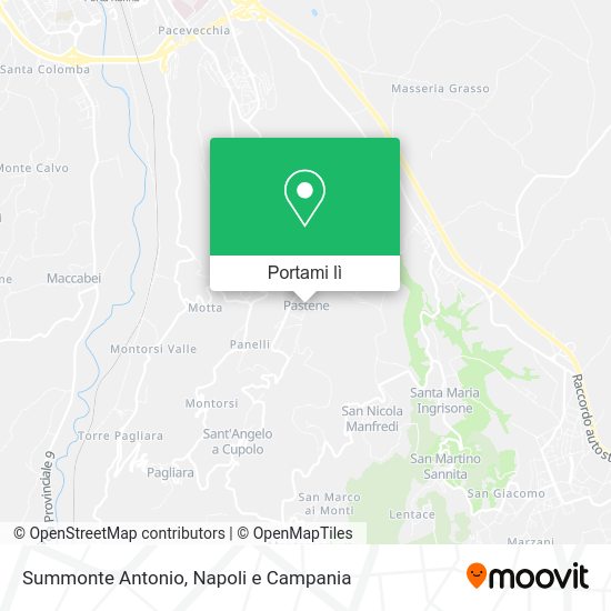 Mappa Summonte Antonio