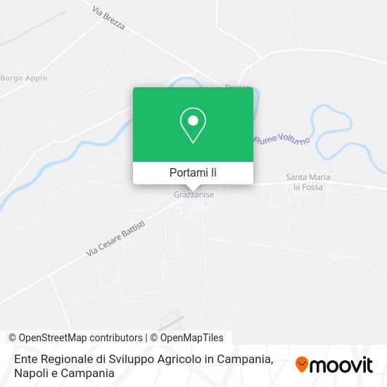 Mappa Ente Regionale di Sviluppo Agricolo in Campania