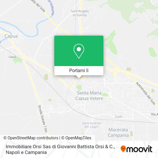 Mappa Immobiliare Orsi Sas di Giovanni Battista Orsi & C.