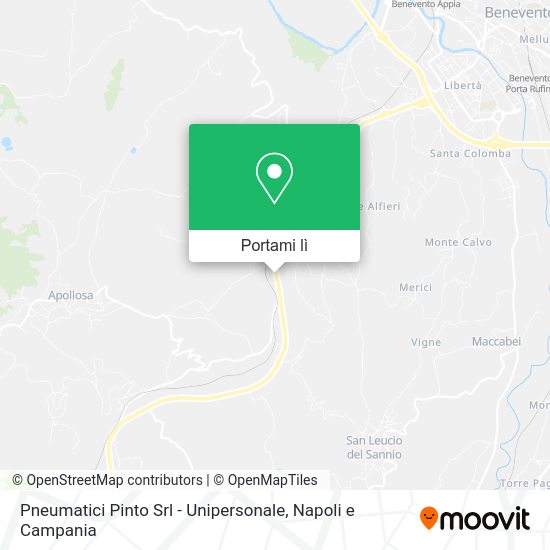 Mappa Pneumatici Pinto Srl - Unipersonale