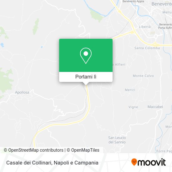Mappa Casale dei Collinari
