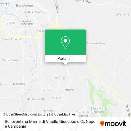 Mappa Beneventana Marmi di Vitiello Giuseppe e C.