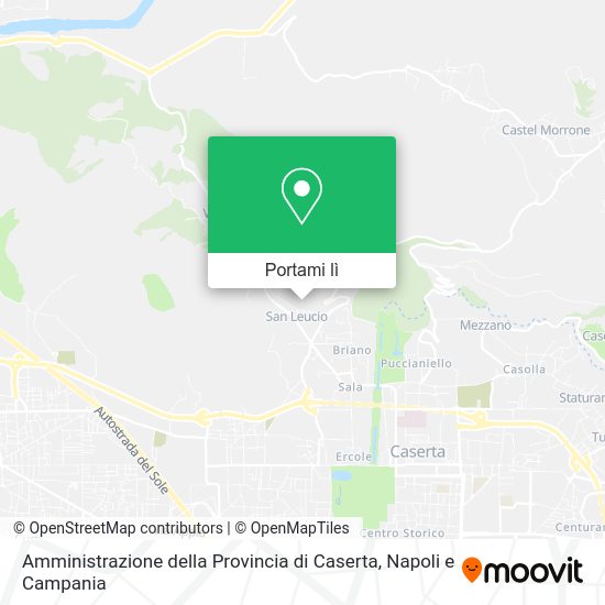 Mappa Amministrazione della Provincia di Caserta