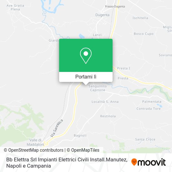 Mappa Bb Elettra Srl Impianti Elettrici Civili Install.Manutez
