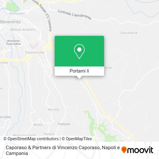 Mappa Caporaso & Partners di Vincenzo Caporaso