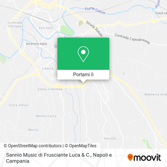 Mappa Sannio Music di Frusciante Luca & C.