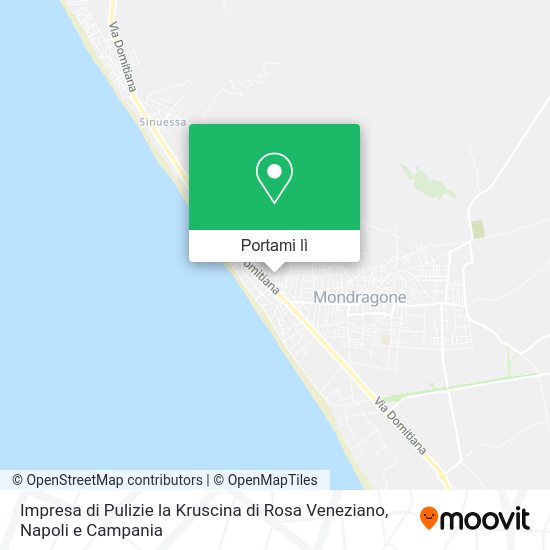 Mappa Impresa di Pulizie la Kruscina di Rosa Veneziano