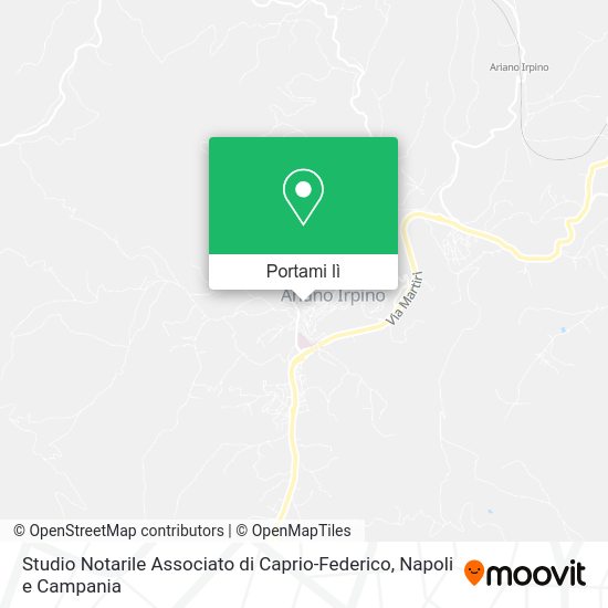 Mappa Studio Notarile Associato di Caprio-Federico