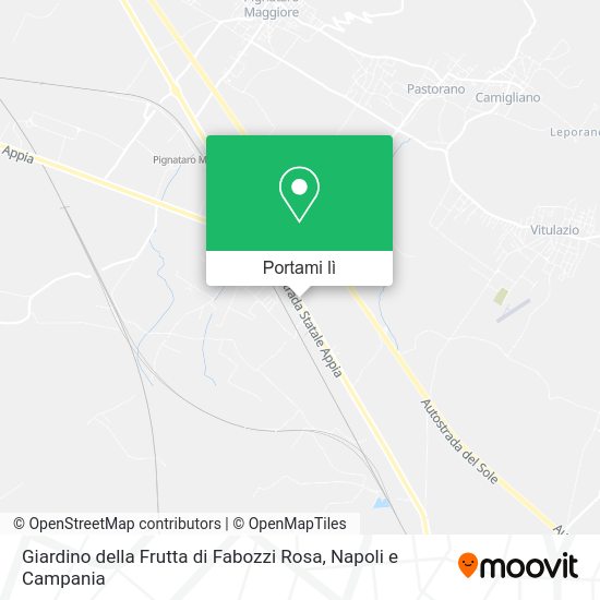 Mappa Giardino della Frutta di Fabozzi Rosa