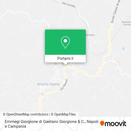 Mappa Emmegi Giorgione di Gaetano Giorgione & C.