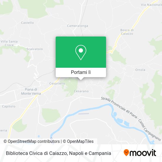 Mappa Biblioteca Civica di Caiazzo