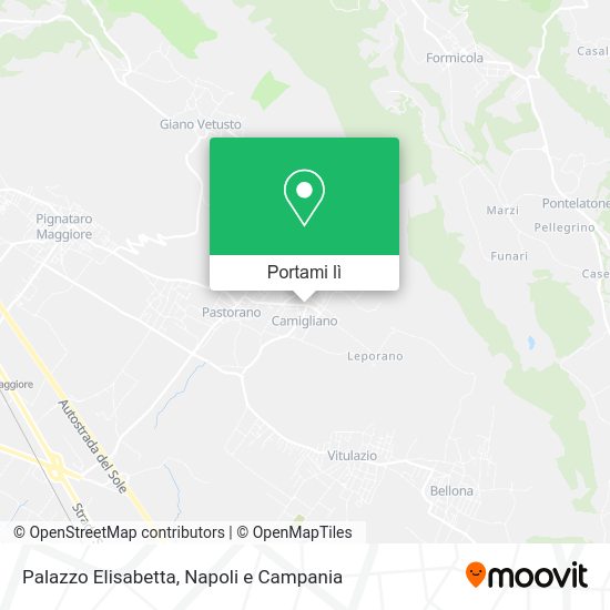 Mappa Palazzo Elisabetta