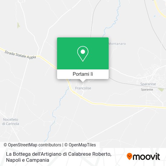 Mappa La Bottega dell'Artigiano di Calabrese Roberto