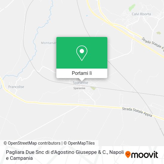 Mappa Pagliara Due Snc di d'Agostino Giuseppe & C.