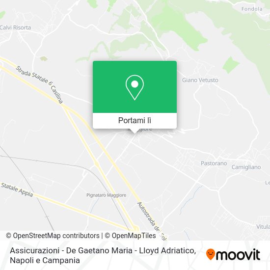 Mappa Assicurazioni - De Gaetano Maria - Lloyd Adriatico